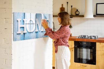 Tableau magnétique effaçable Décoration murale sur le thème de la maison