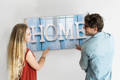 Tableau magnétique effaçable Décoration murale sur le thème de la maison