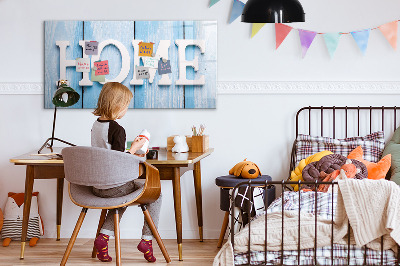 Tableau magnétique effaçable Décoration murale sur le thème de la maison