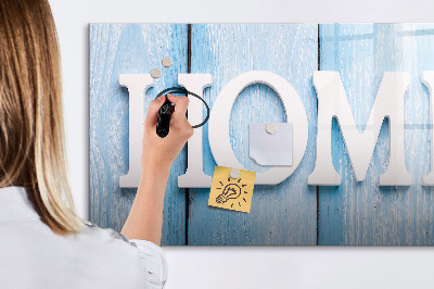 Tableau magnétique effaçable Décoration murale sur le thème de la maison