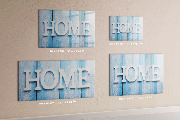 Tableau magnétique effaçable Décoration murale sur le thème de la maison