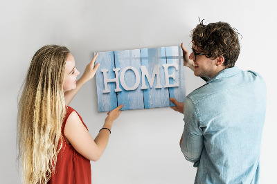 Tableau magnétique effaçable Décoration murale sur le thème de la maison