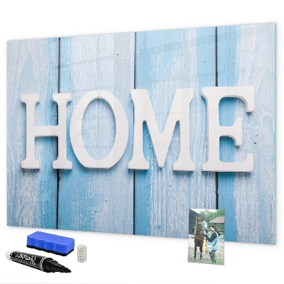 Tableau magnétique effaçable Décoration murale sur le thème de la maison