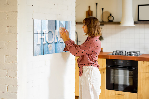 Tableau magnétique effaçable Décoration murale sur le thème de la maison