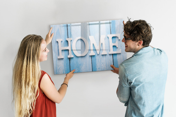 Tableau magnétique effaçable Décoration murale sur le thème de la maison