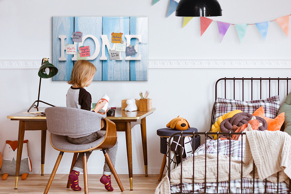 Tableau magnétique effaçable Décoration murale sur le thème de la maison