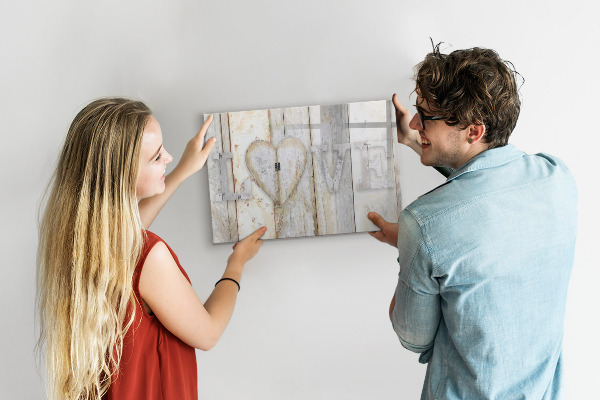 Tableau magnétique effaçable Un tableau pour les photos et les souvenirs