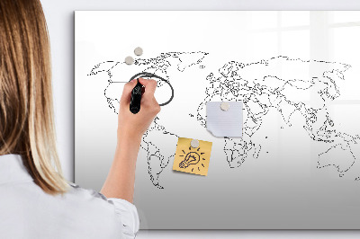 Tableau effaçable magnétique Voyages et souvenirs en images