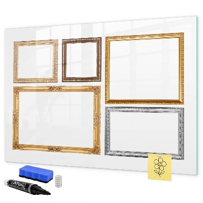 Tableau magnétique effaçable Un espace créatif pour les photos et les notes