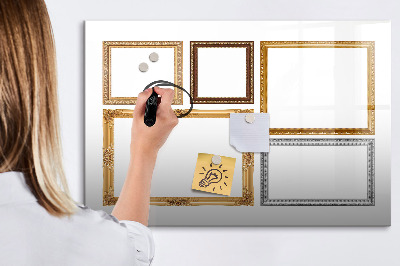 Tableau magnétique effaçable Un espace créatif pour les photos et les notes