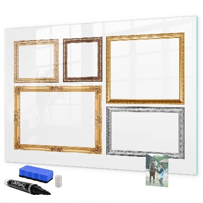 Tableau magnétique effaçable Un espace créatif pour les photos et les notes
