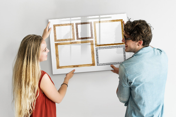 Tableau magnétique effaçable Un espace créatif pour les photos et les notes