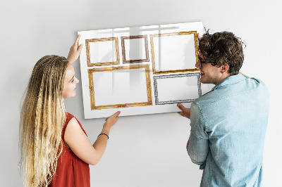 Tableau magnétique effaçable Un espace créatif pour les photos et les notes