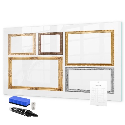 Tableau magnétique effaçable Un espace créatif pour les photos et les notes