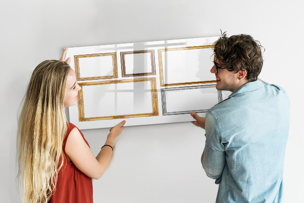 Tableau magnétique effaçable Un espace créatif pour les photos et les notes