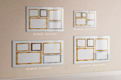 Tableau magnétique effaçable Un espace créatif pour les photos et les notes