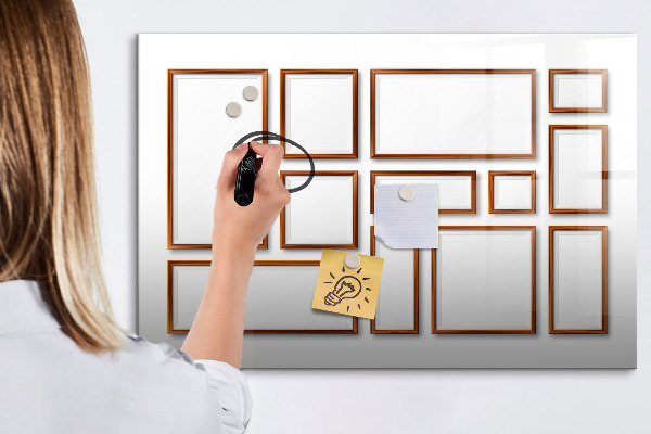 Tableau effaçable magnétique Un espace créatif pour les souvenirs et les photos