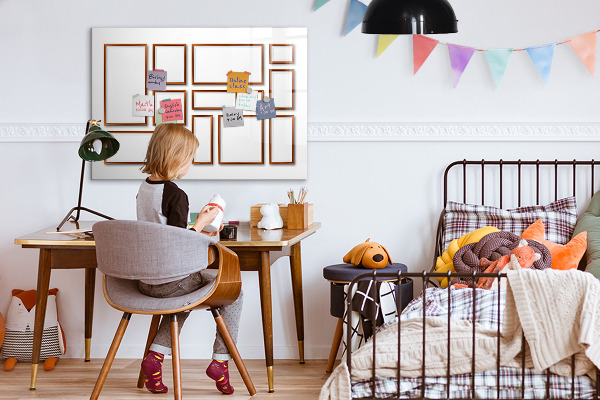 Tableau effaçable magnétique Un espace créatif pour les souvenirs et les photos