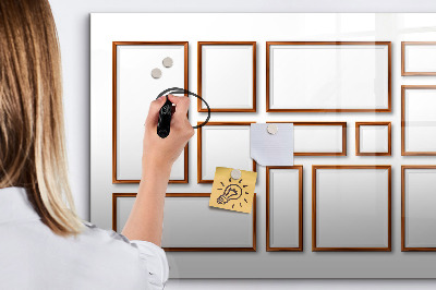 Tableau effaçable magnétique Un espace créatif pour les souvenirs et les photos