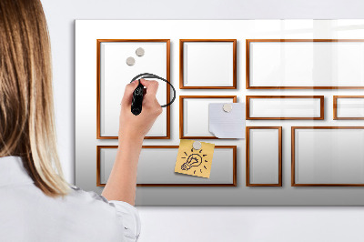 Tableau effaçable magnétique Un espace créatif pour les souvenirs et les photos