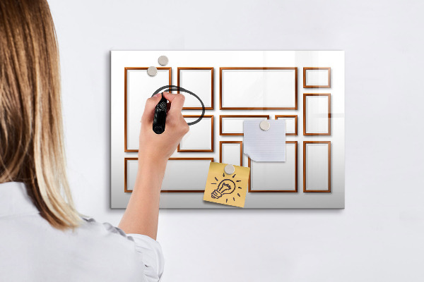 Tableau effaçable magnétique Un espace créatif pour les souvenirs et les photos