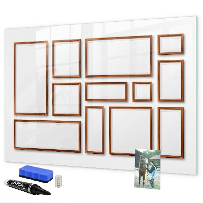 Tableau effaçable magnétique Un espace créatif pour les souvenirs et les photos