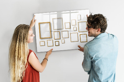 Tableau magnétique effaçable Un espace créatif pour les photos et les notes