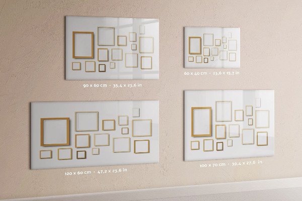Tableau magnétique effaçable Un espace créatif pour les photos et les notes