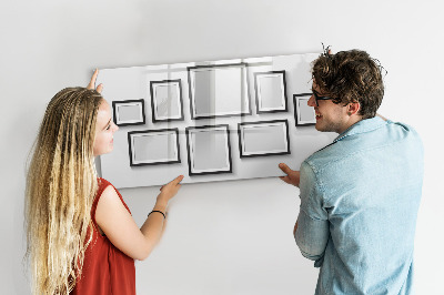 Tableau effaçable magnétique Tableau moderne pour photos et notes