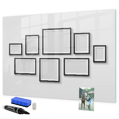 Tableau effaçable magnétique Tableau moderne pour photos et notes