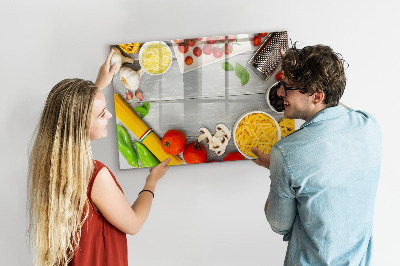 Tableau magnétique effaçable Des pense-bêtes pour la cuisine avec vos saveurs préférées