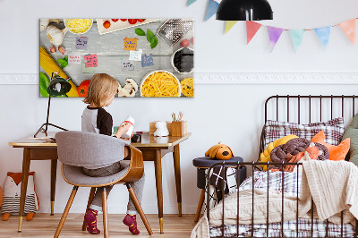 Tableau magnétique effaçable Des pense-bêtes pour la cuisine avec vos saveurs préférées