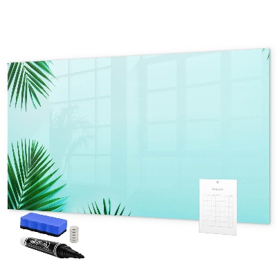 Tableau effaçable magnétique Affiche verte pour photos et notes
