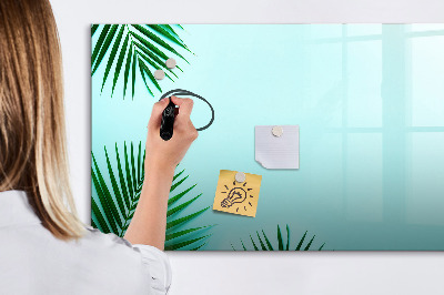 Tableau effaçable magnétique Affiche verte pour photos et notes