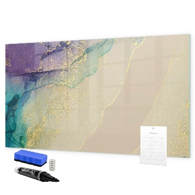 Tableau effaçable magnétique Un tableau coloré pour les notes et les photos