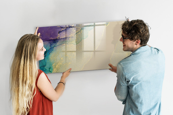 Tableau effaçable magnétique Un tableau coloré pour les notes et les photos