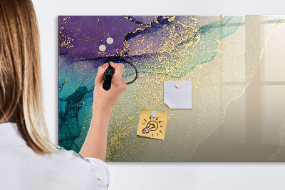 Tableau effaçable magnétique Un tableau coloré pour les notes et les photos