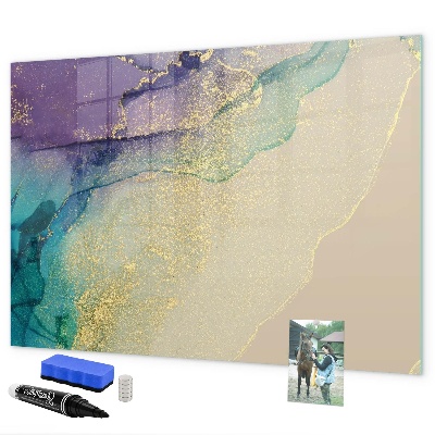 Tableau effaçable magnétique Un tableau coloré pour les notes et les photos