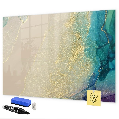 Tableau magnétique effaçable Un tableau élégant pour les notes et les photos