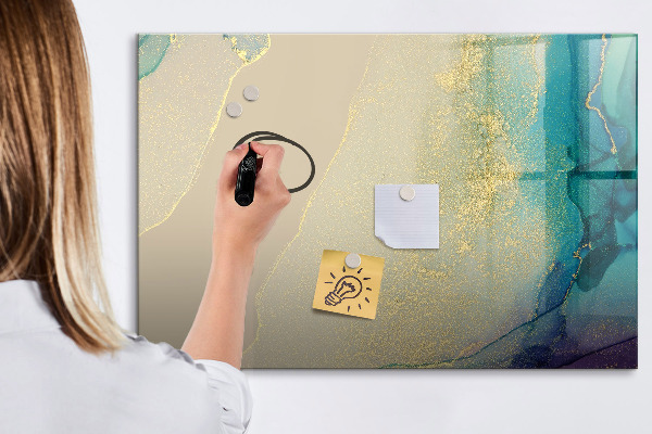 Tableau magnétique effaçable Un tableau élégant pour les notes et les photos