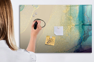 Tableau magnétique effaçable Un tableau élégant pour les notes et les photos