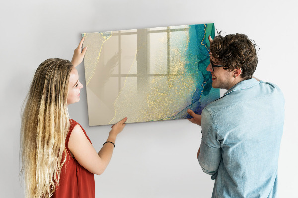 Tableau magnétique effaçable Un tableau élégant pour les notes et les photos