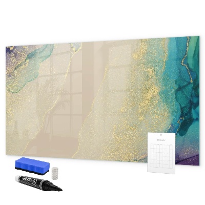 Tableau magnétique effaçable Un tableau élégant pour les notes et les photos