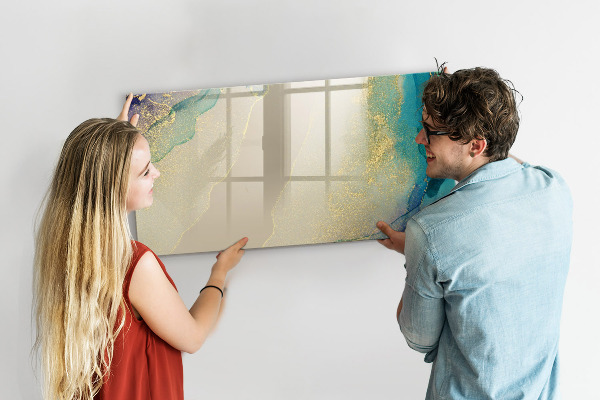 Tableau magnétique effaçable Un tableau élégant pour les notes et les photos