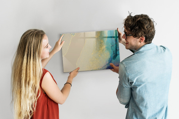 Tableau magnétique effaçable Un tableau élégant pour les notes et les photos