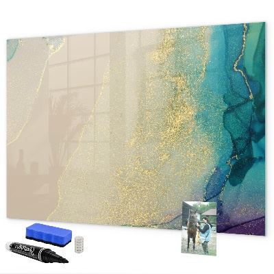 Tableau magnétique effaçable Un tableau élégant pour les notes et les photos