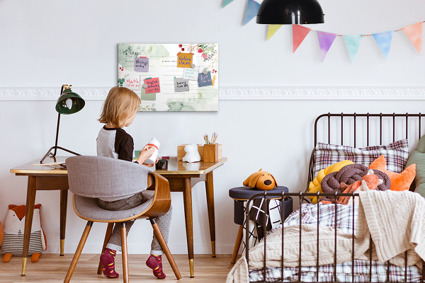 Tableau magnétique effaçable Une recette pour les souvenirs et l'inspiration