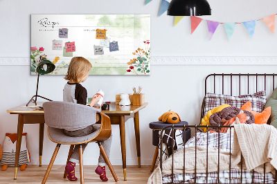 Tableau effaçable magnétique Un tableau créatif pour les recettes et les souvenirs