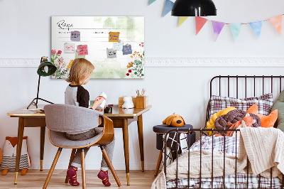 Tableau effaçable magnétique Un tableau créatif pour les recettes et les souvenirs