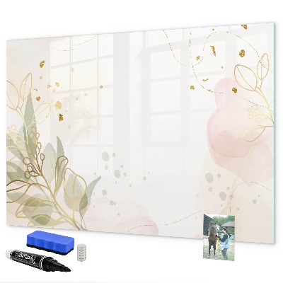 Tableau magnétique effaçable Un tableau élégant pour présenter des photos